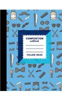Composition Notebook: College Ruled: Composition Notebook For Kindergarten, Journal For Kids, Writing Journal, Cute Barbershop Cover, 7.44" x 9.69", 200 Pages, 100 Sheets(18 Composition Notebook: College Ruled)