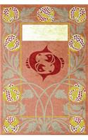 Monogram Pisces Notebook: Blank Journal Diary Log(76 Monogram Nouveauthree 150 Lined)