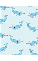 Narwhal Whale Sketchbook