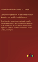 Conchyliologie fossile du bassin de l'Adour 4e mémoire, famille des Mélaniens