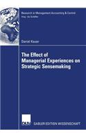 Effect of Managerial Experiences on Strategic Sensemaking