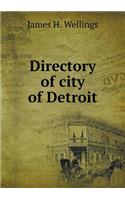 Directory of city of Detroit