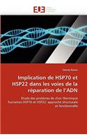 Implication de Hsp70 Et Hsp22 Dans Les Voies de la R�paration de l''adn: (Omn.Univ.Europ.)