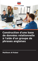 Construction d'une base de données relationnelle à l'aide d'un groupe de phrases anglaises