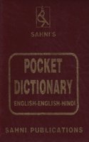 Sahni's Pocket Dictionary: English-english-hindi