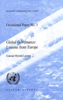 Global Governance: Lessons from Europe, Gunnar Myrdal Lecture