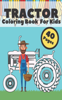 Tractor Coloring Book for Kids