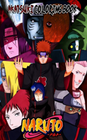 Naruto Akatsuki Coloring Book