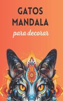 Gatos mandala para decorar y reducir la ansiedad