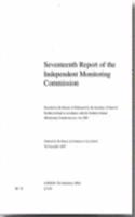 Seventeenth report of the Independent Monitoring Commission
