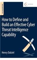 How to Define and Build an Effective Cyber Threat Intelligence Capability