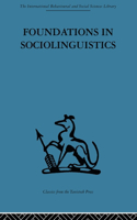 Foundations in Sociolinguistics