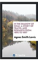 In the Shadow of Sinai: A Story of Travel and Research from 1895 to 1897