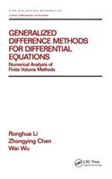 Generalized Difference Methods for Differential Equations