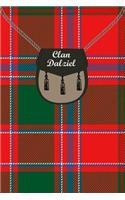 Clan Dalziel Tartan Journal/Notebook