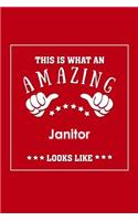 This is What an Amazing Janitor Look Like: Appreciation Gift Journal for Employee, Coworker or Boss