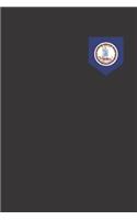Virginia State Flag Notebook Journal