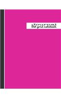 Dot grid notebook journal