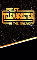 The Best Telemarketer in the Galaxy: Isometric Dot Paper Notebook Book 120 Pages 6"x9"