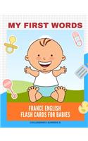 My First Words France English Flash Cards for Babies