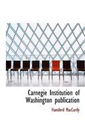 Carnegie Institution of Washington Publication