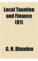 Local Taxation and Finance (81)