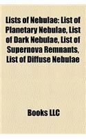 Lists of Nebulae