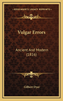 Vulgar Errors