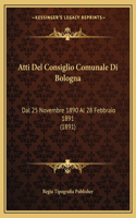 Atti del Consiglio Comunale Di Bologna