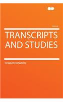 Transcripts and Studies