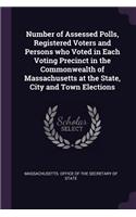 Number of Assessed Polls, Registered Voters and Persons Who Voted in Each Voting Precinct in the Commonwealth of Massachusetts at the State, City and Town Elections