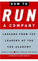 How to Run a Company