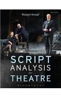 Script Analysis for Theatre