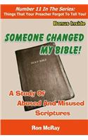 Someone Changed My Bible!