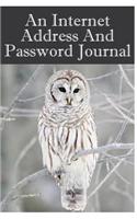 An Internet Address and Password Journal