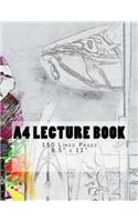 A4 Lecture Book 150 Lined Pages 8.5