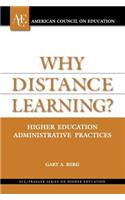 Why Distance Learning?