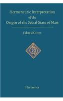Hermeneutic Interpretation of the Origin of the Social State of Man