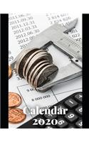 Economist Calendar 2020: Calendar Weekly Planer 2020 Logbook Diary Gift Todo Memory Book Budget Planner Hobby - Men, Woman, Girls & Boys - 8.5" x 11" - 21.59 x 27.94 cm - 57