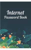 Internet Password Book: A Password Journal for Record and Track Over 400 Alphabetical Usernames and Password