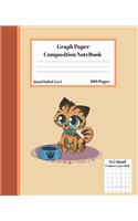 Graph Composition Notebook 5 Squares per inch 5x5 Quad Ruled 5 to 1 100 Pages