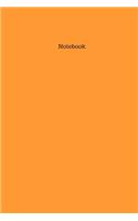 Saffron Yellow Colored Bound Notebook/Journal, 6x9, 100 pages.