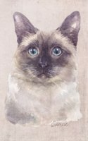 Siamese Cat Portrait Notebook