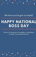 Happy National Boss Day