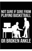 Not Sure If Sore From Playing Basketball Or Broken Ankle
