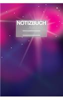 Notizbuch A5 Muster Lila Stern Sterne Stars Star: - 111 Seiten - EXTRA Kalender 2020 - Einzigartig - Kariert - Karo - Raster - Geschenk - Geschenkidee