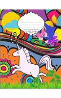 Unicorn and Butterflies Notebook