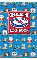 Geocache Log Book: Geocache Log Sheets, Geocaching Log Sheets, Geocaching Log, Geocaching Paper, Cute Cars & Trucks Cover