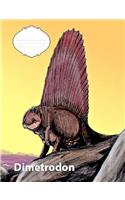 Dimetrodon Dinosaur wide rule lined paper compsoition: Awesome dinosaur cover, For students of elementary and middle school, For homeschooling, teachers and school offices, Perfect to take and keep notes