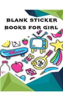 Blank Sticker Books For Girl